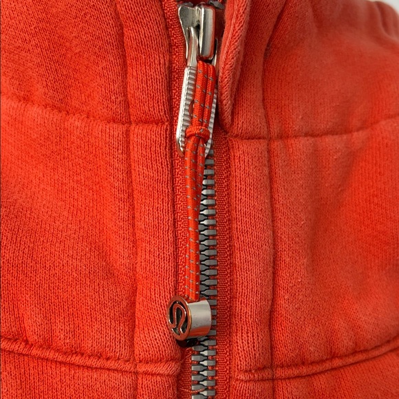 lululemon Scuba Hoodie Full Zip Sweatshirt – Burnt Orange – Size 12 - Picture 5 of 9